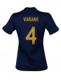 Francie Raphael Varane #4 Domácí Dres pro Dámské MS 2022 Krátký Rukáv